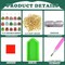 15 Pcs Christmas Ugly Sweater Diamond Painting Keychain 5d Double Sided Full Diamond Key Rings Diamond Painting Kits for Winter Christmas Hanging Ornaments for Crafts DIY Home Decor
